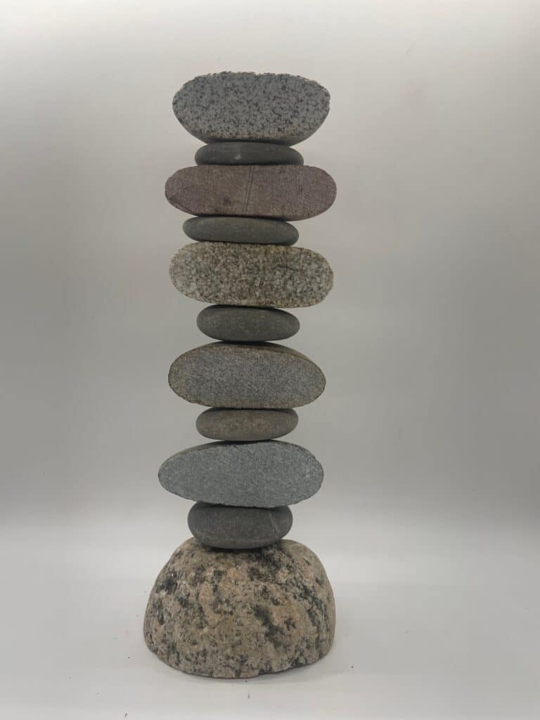 Blank 5 tier stacker custom stone